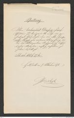 k.k. naturhistorisches Hofmuseum, Intendanzakten 1876-1884 (Hochstetter), Aktenzahl Z.76.c/1878, Seite 0